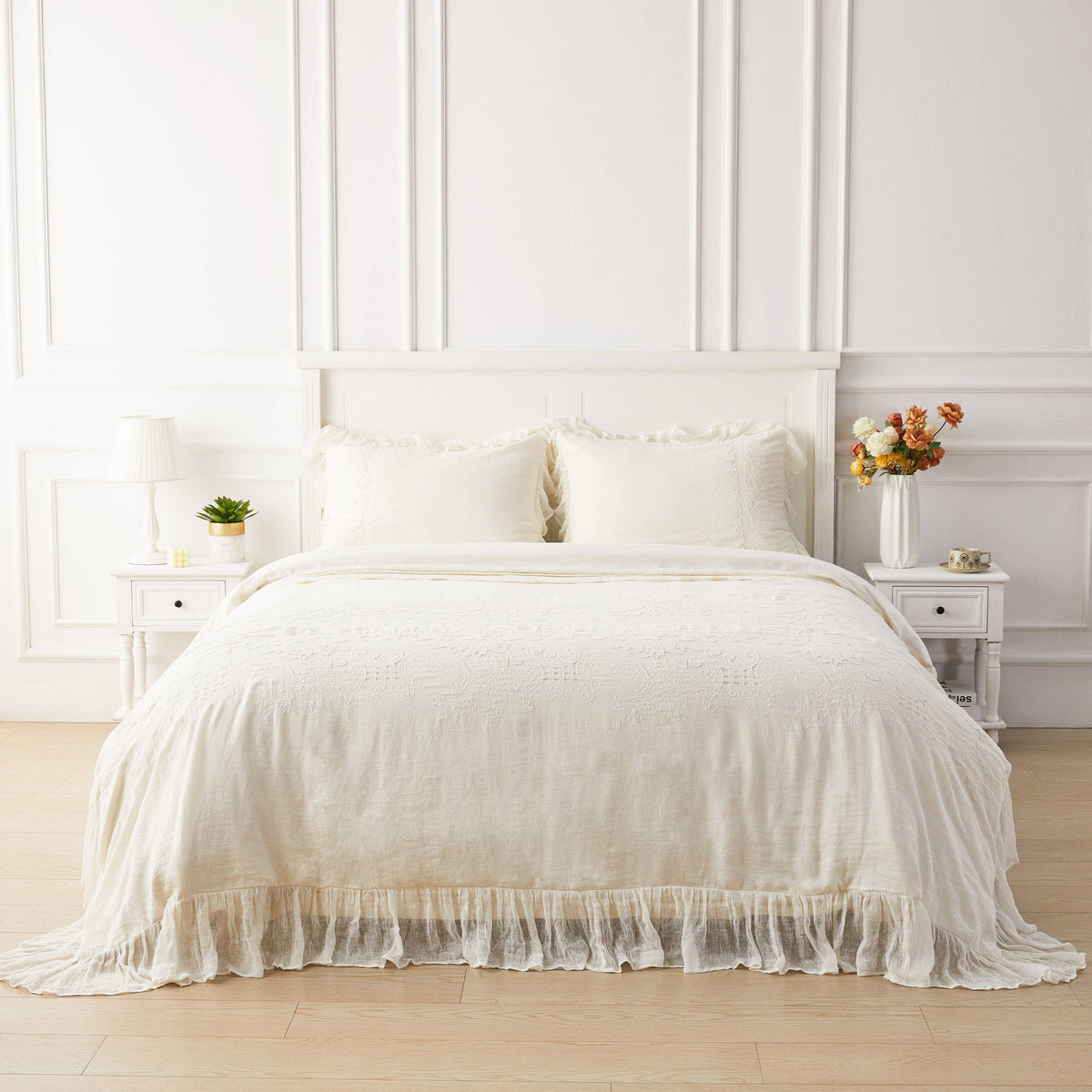 Tabitha Linen Duvet Cover Set