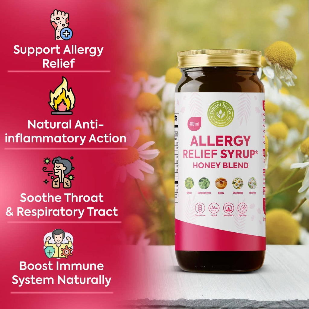 Allergy Relief Syrup Honey Blend 480mls