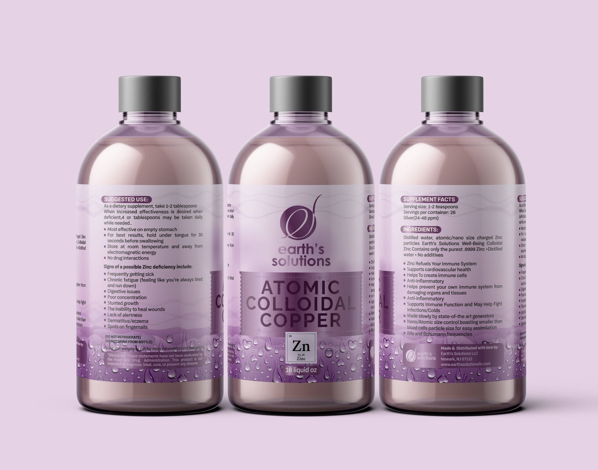 Colloidal Zinc: 8 oz