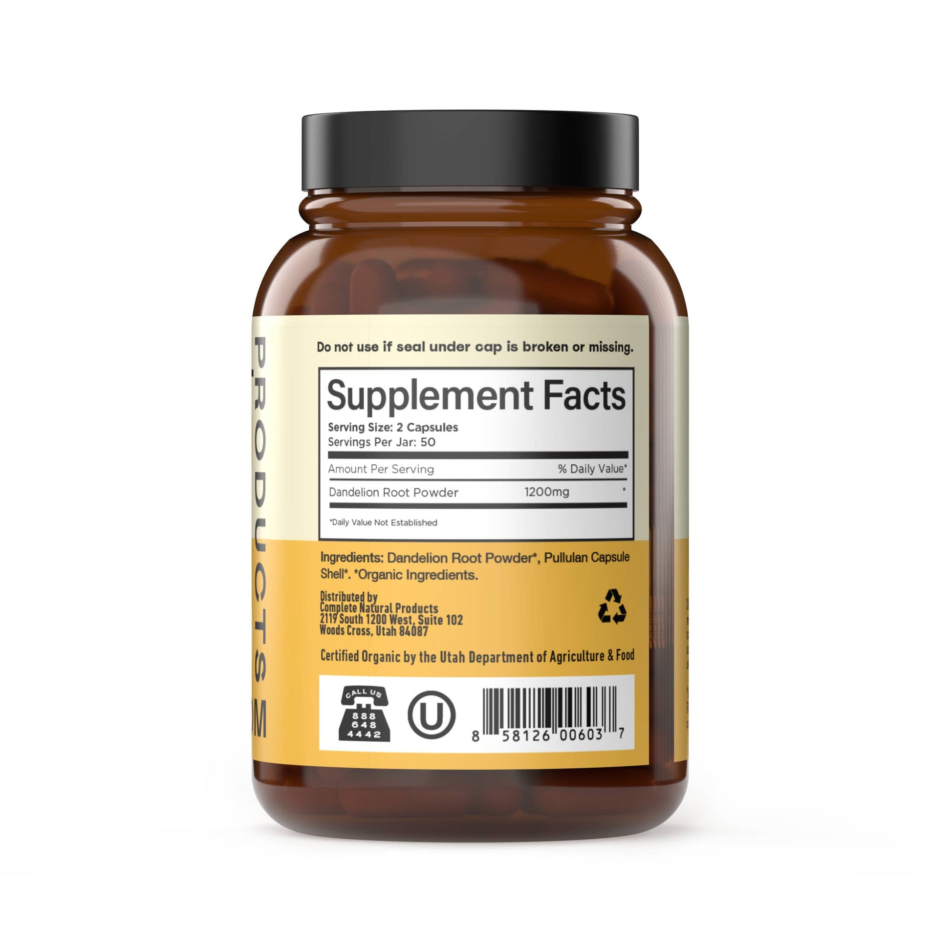 Organic Dandelion Capsules