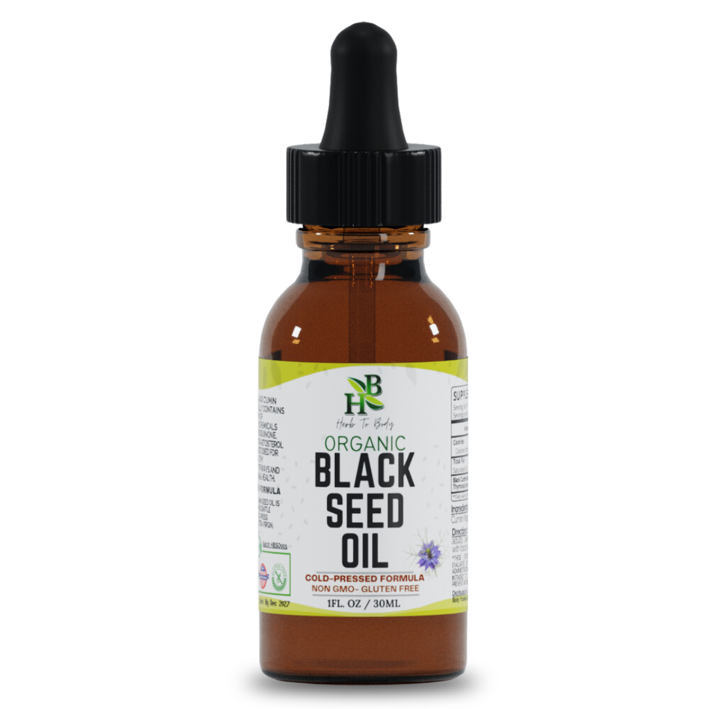 Organic Black Seed Oil (Cold-Pressed) - Bulk Wholesale Sizes: 2oz