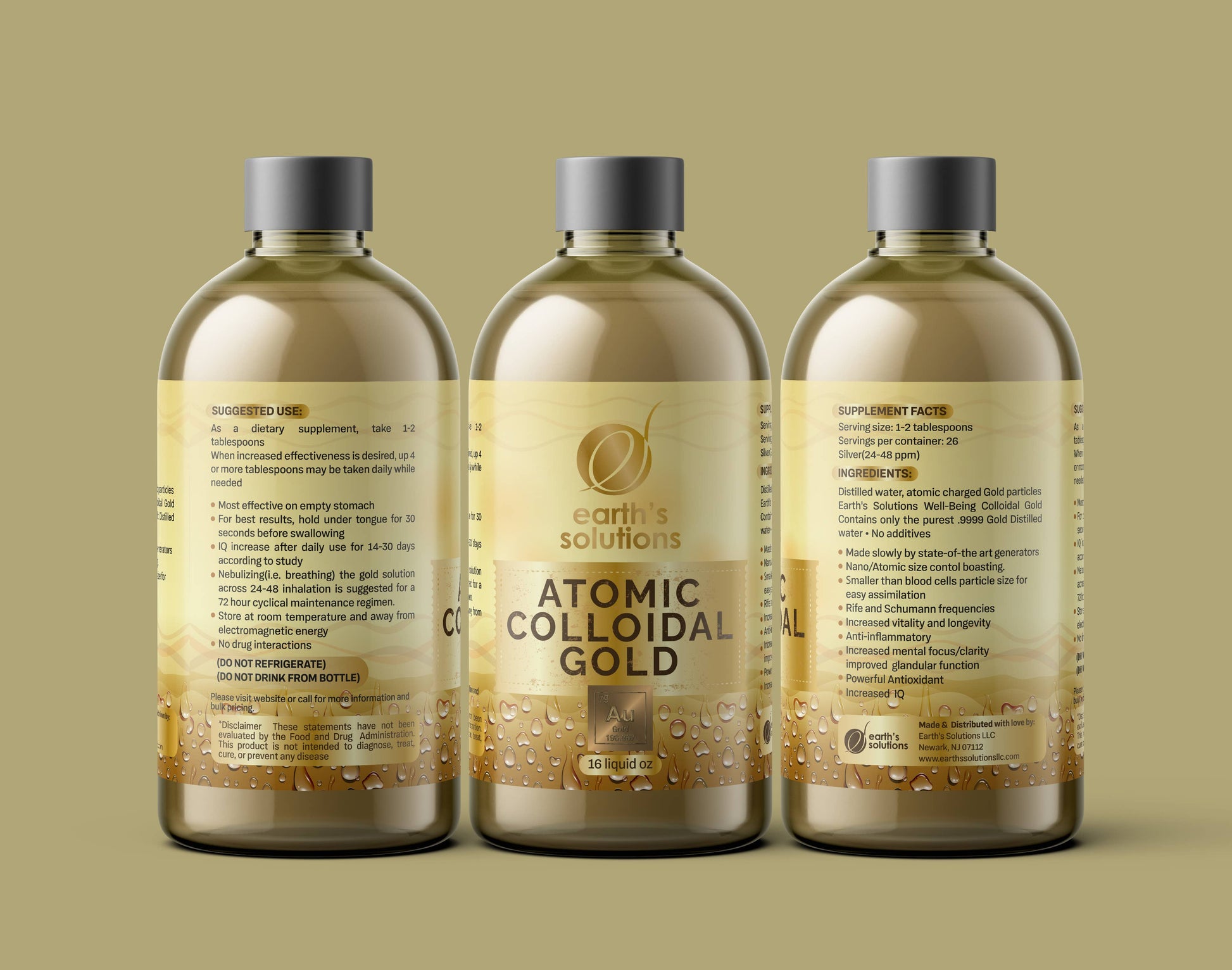 Colloidal Gold: 8 oz
