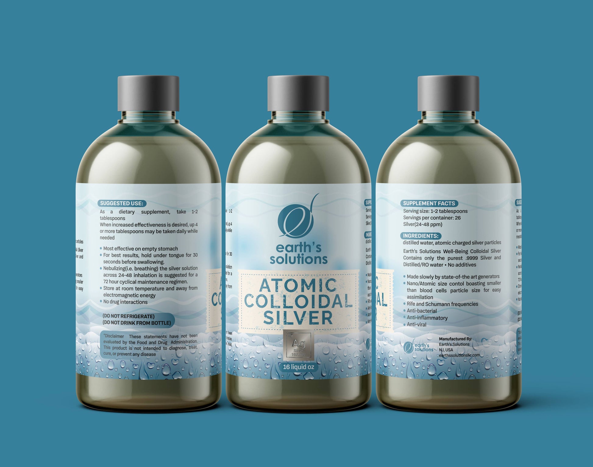 Colloidal Silver: 16 oz