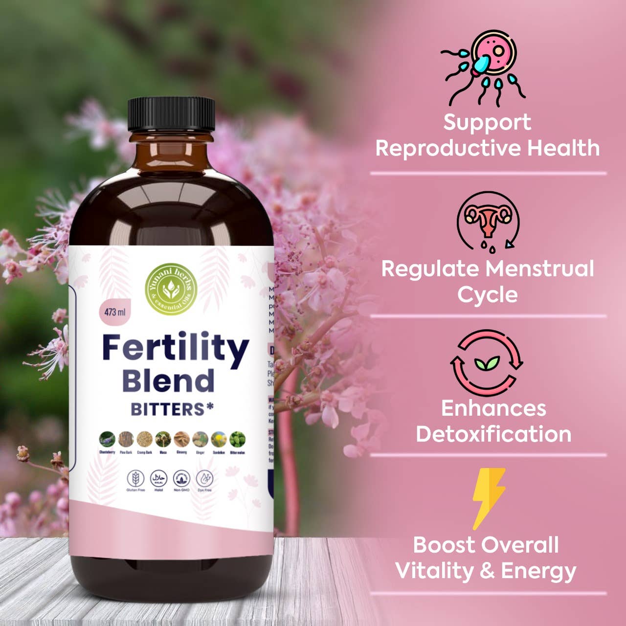 Fertility Blend Bitters 473mls