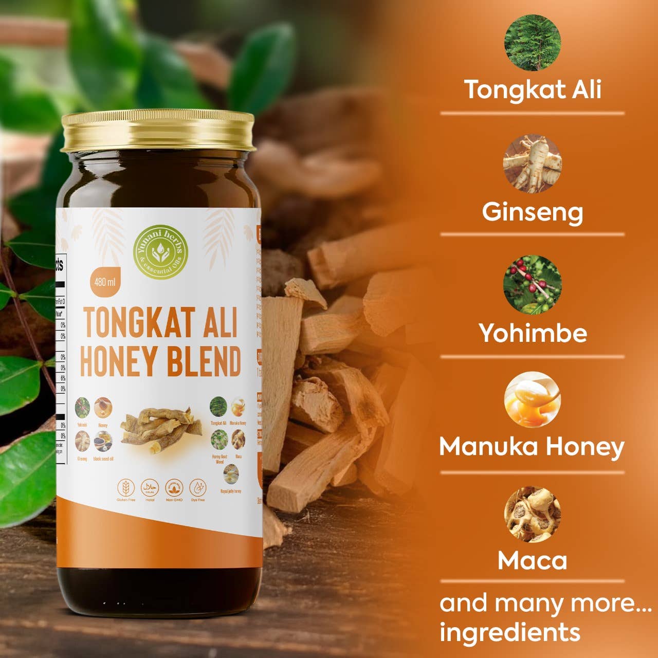 Tongkat Ali Honey Blend 480mls