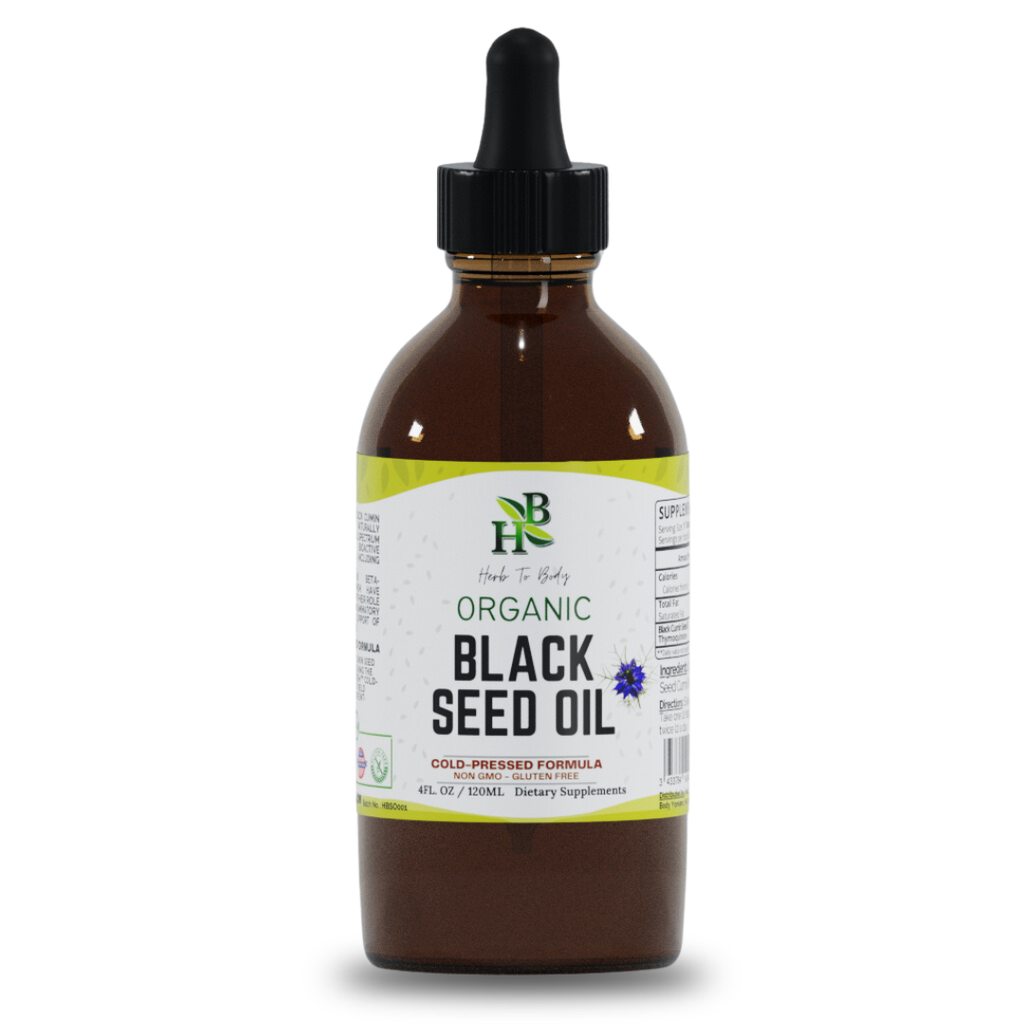 Organic Black Seed Oil (Cold-Pressed) - Bulk Wholesale Sizes: 2oz